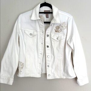 White Denim Jacket